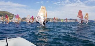 La Finale di Coppa Italia windsurf Bic Techno 293 a Margherita di Savoia
