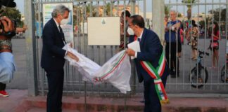La Villa Comunale intitolata agli eroi del Covid. In funzione anche la nuova postazione del 118
