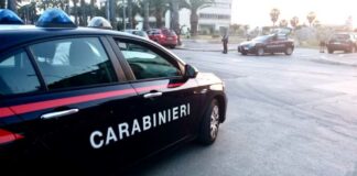 Carabinieri all’inseguimento di un’auto rubata tra Margherita e San Ferdinando: gazzella speronata