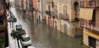 Nubifragio a Margherita, 13mm di pioggia in 5 minuti: vigili del fuoco al lavoro tutta la notte