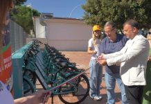 Inaugurata la prima ciclostazione del servizio di bike sharing per il progetto Step – Puglia Imperiale